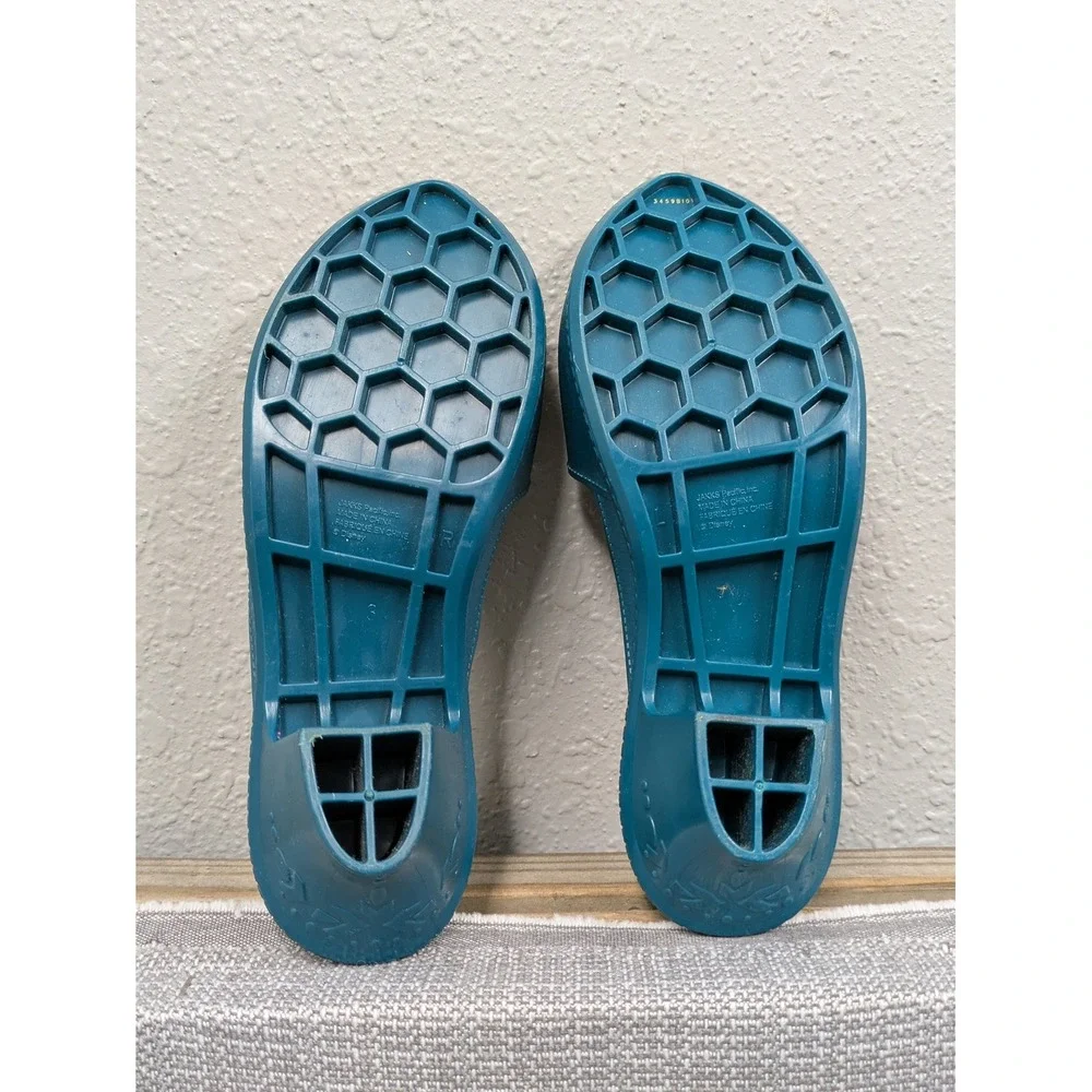 Disney Frozen Anna Costume Shoes Jakks Pacific Teal Gold Plastic Heels Kids